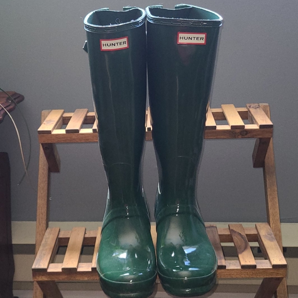 Hunter Green rainboots